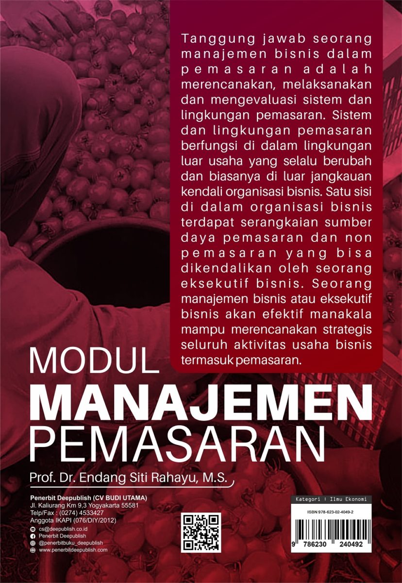 Modul Manajemen Pemasaran Penerbit Buku Deepublish