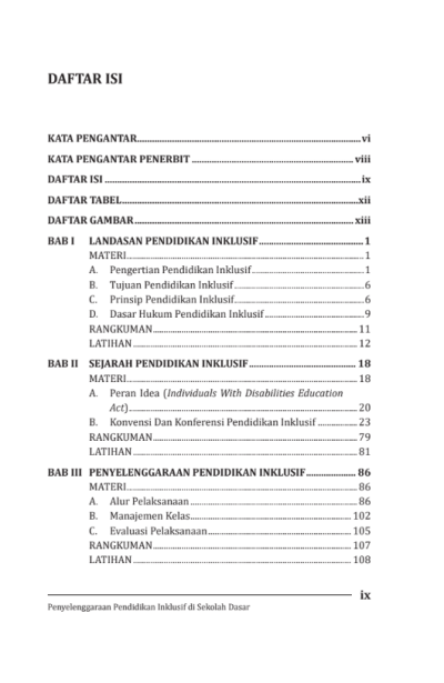 E Book Penyelenggaraan Pendidikan Inklusif Di Sekolah Dasar