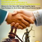 Buku Studi Tentang Kesiapan Pengadilan Agama Ambon Kelas IA Terhadap Penyelesaian Sengketa Perbankan Syariah Menurut UU No. 3 Tahun 2006 Tentang Pengadilan Agama Pasca Penetapan UU No. 21 Tahun 2008 tentang Perbankan Syariah
