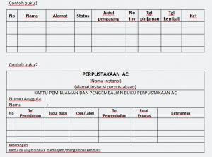 Contoh Buku Peminjaman Perpustakaan + Download  Deepublish Store