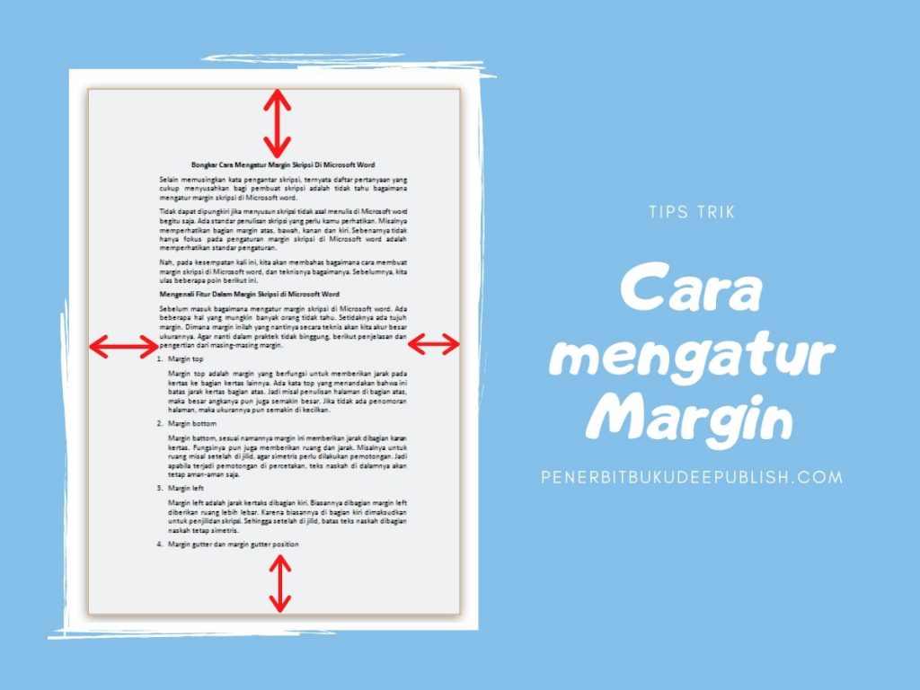 Ukuran Margin Makalah, Paper, dan Karya Ilmiah yang Benar