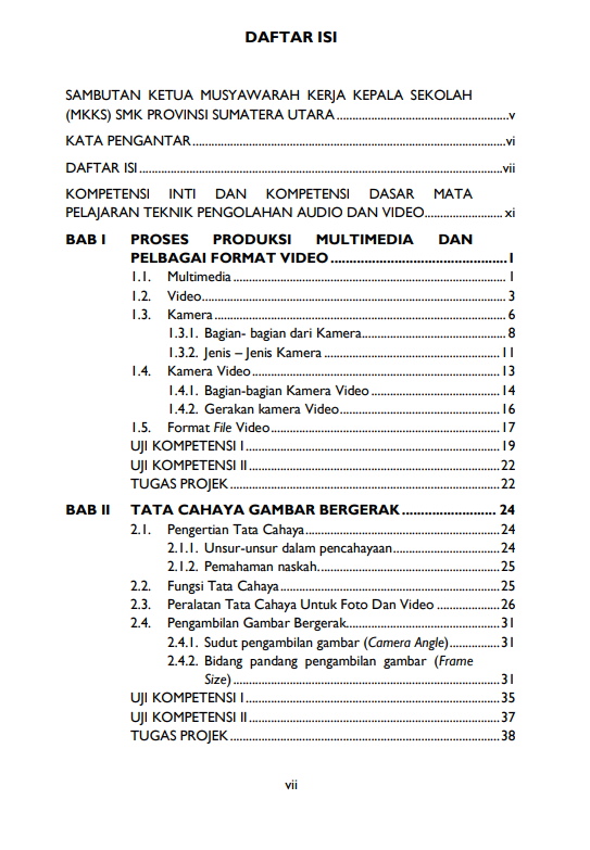 Buku Teknik Pengolahan Audio & Video Kompetensi Keahlian Multimedia Program Keahlian Teknik Komputer Dan Informatika - Gambar 2