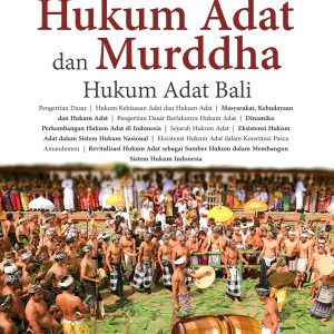 Buku Asas-Asas Hukum Adat dan Murddha Hukum Adat Bali