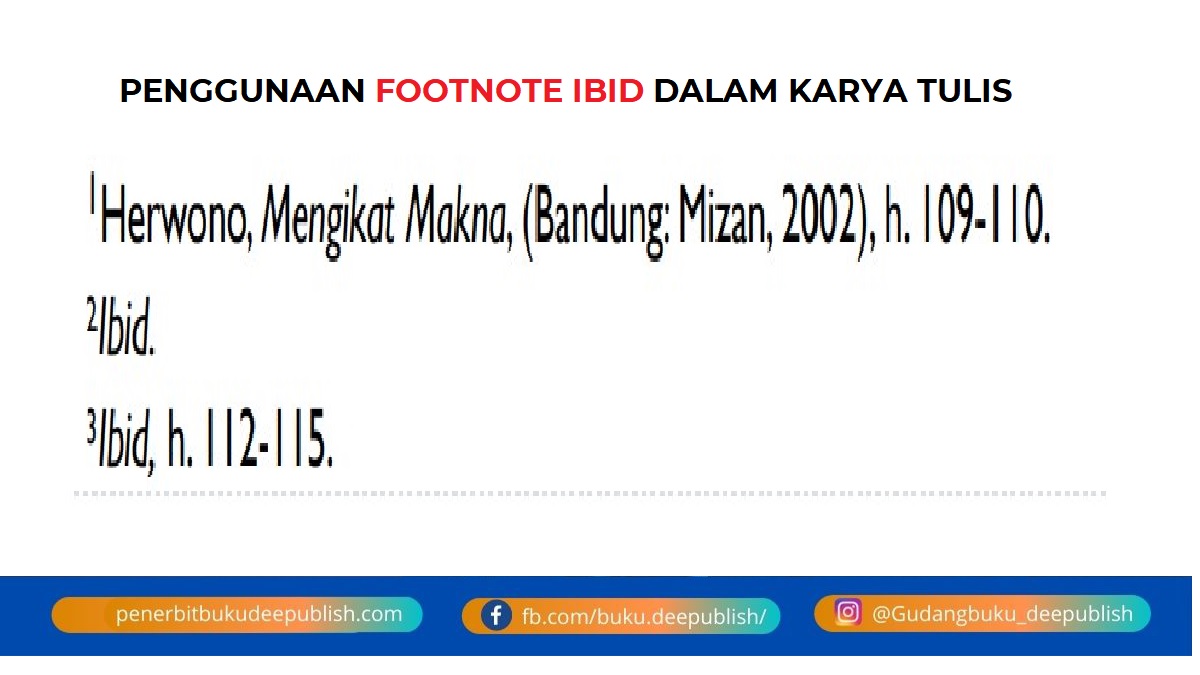 Penggunaan Footnote Ibid