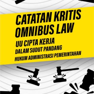 Buku Catatan Kritis Omnibus Law UU Cipta Kerja