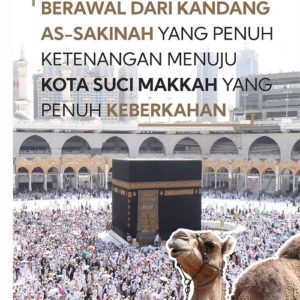 Buku Berawal dari Kandang As-Sakinah yang Penuh Ketenangan Menuju Kota Suci Makkah yang Penuh Keberkahan