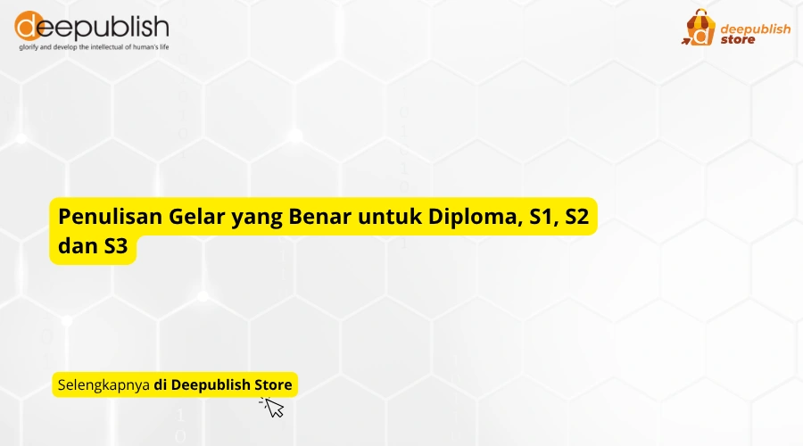 penulisan gelar yang benar