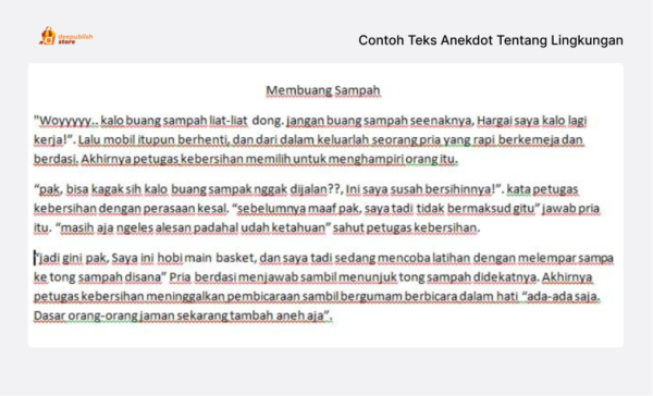 7+ Contoh Teks Anekdot Singkat dan Lucu - Deepublish Store