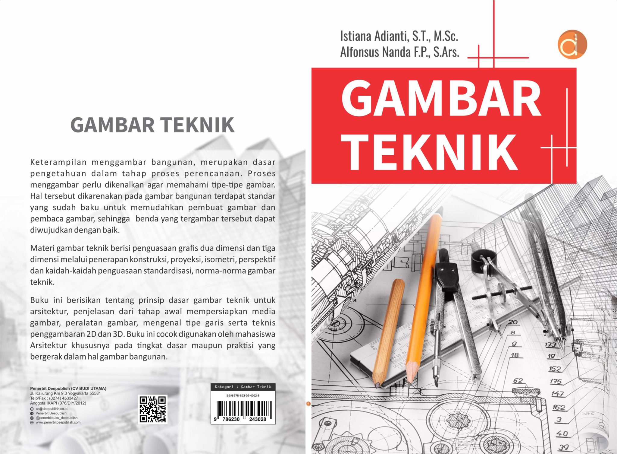 Buku Gambar Teknik - Penerbit Deepublish