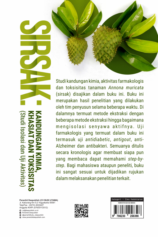 Buku Sirsak: Kandungan Kimia, Khasiat dan Toksisitas (Studi Isolasi dan Uji Aktivitas) - Gambar 3