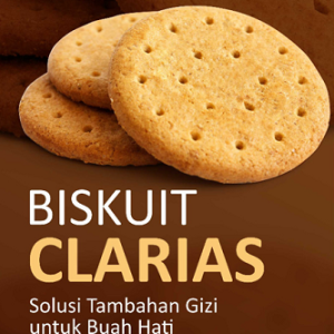 Buku Biskuit Clarias Solusi Tambahan Gizi untuk Buah Hati