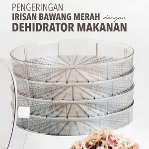 Buku Pengeringan Irisan Bawang Merah Menggunakan Dehidrator Makanan