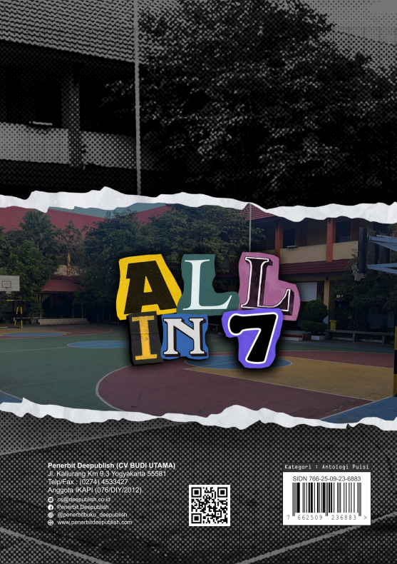 Buku Kumpulan Puisi Berbahasa Inggris “All in 7” - Gambar 5