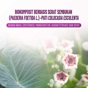 Buku Biokomposit Berbasis Serat Sembukan (Paederia Foetida L.) - Pati Colocasia Esculenta Bahan Baku, Ekstraksi, Manufaktur, Karakterisasi dan Sifat