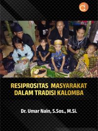 Buku Resiprositas Masyarakat dalam Tradisi Kalomba