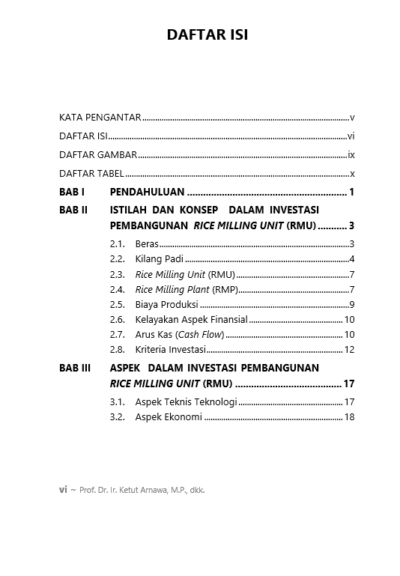 Buku Analisis Kelayakan Investasi Pembangunan Rice Milling Unit (RMU) - Gambar 2