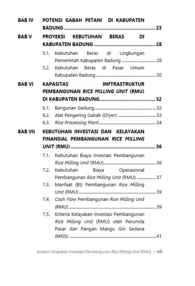 Buku Analisis Kelayakan Investasi Pembangunan Rice Milling Unit (RMU) - Gambar 3