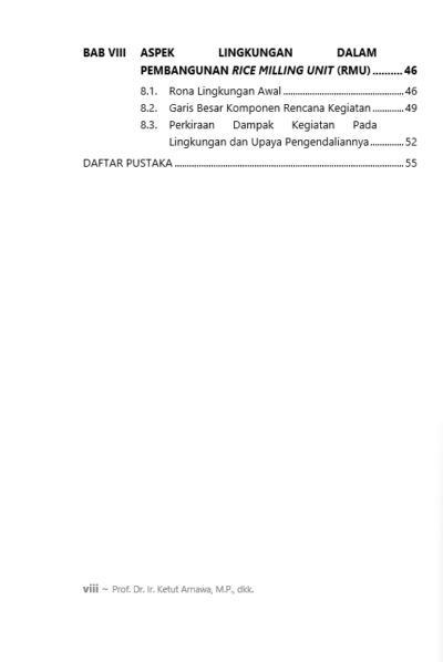 Buku Analisis Kelayakan Investasi Pembangunan Rice Milling Unit (RMU) - Gambar 4