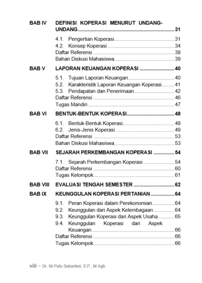 Buku Koperasi Dan Kelembagaan Pertanian - Gambar 3