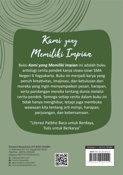 Buku Kami Yang Memiliki Impian - Gambar 2