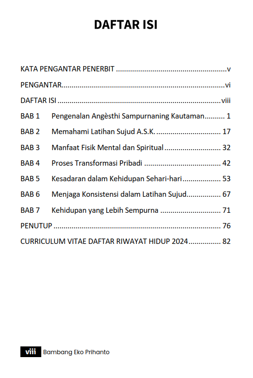 Buku Menggapai Kesempurnaan Hidup Pribadi Melalui Latihan Sujud A.S.K. Secara Konsisten - Gambar 2