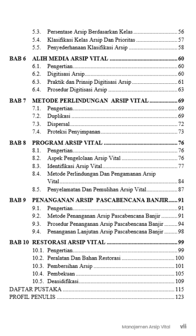 Buku Manajemen Arsip Vital - Gambar 3