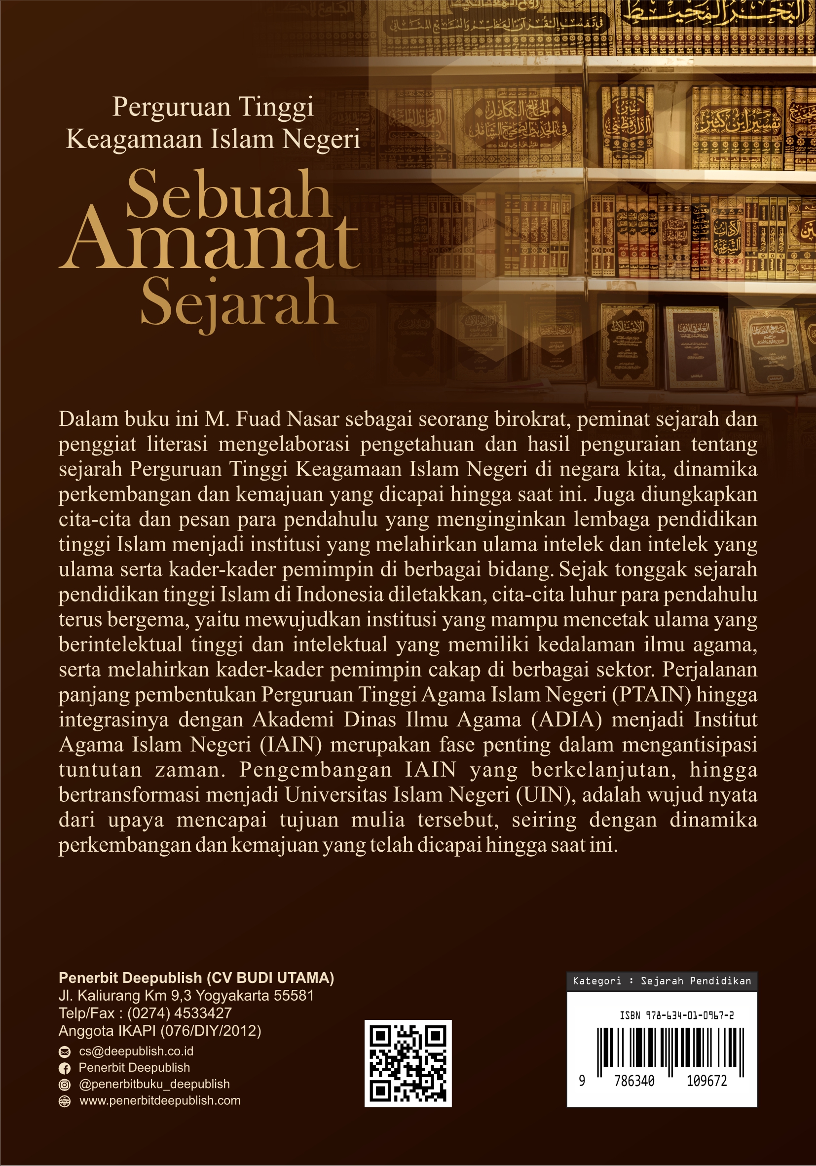 Buku Perguruan Tinggi Keagamaan Islam Negeri Sebuah Amanat Sejarah - Gambar 3