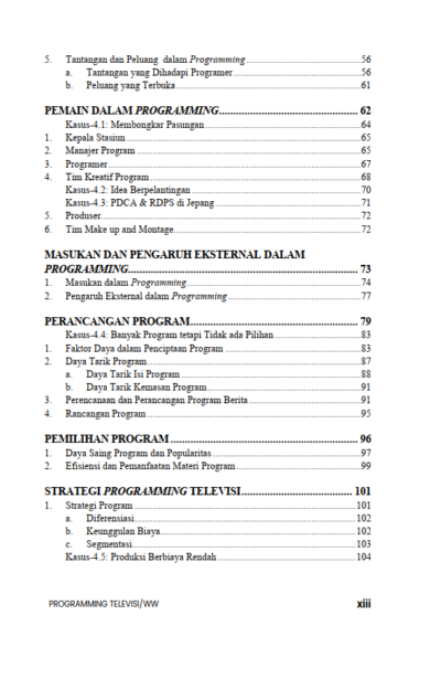 Buku Programming Televisi Teori dan Praktik Pendekatan Praktis dalam Programming Televisi yang Kompetitif - Gambar 6