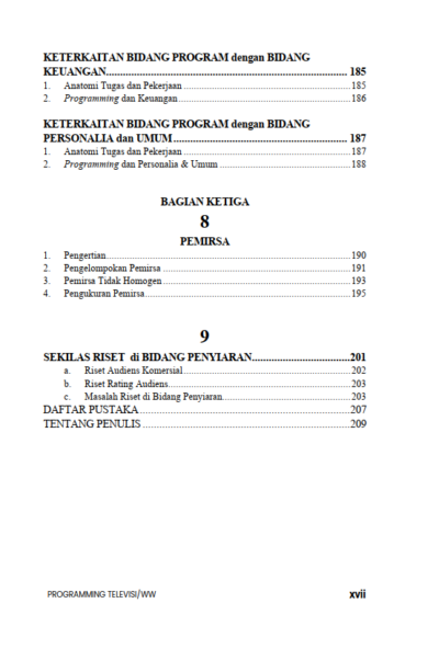 Buku Programming Televisi Teori dan Praktik Pendekatan Praktis dalam Programming Televisi yang Kompetitif - Gambar 2