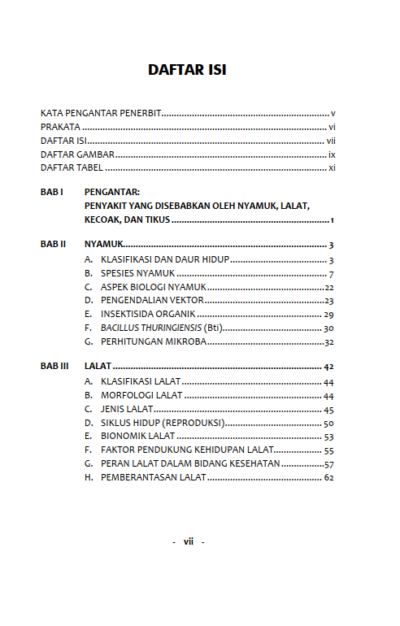 Buku Serangga Vektor: Bioekologi dan Pengendalian Vektor - Gambar 3