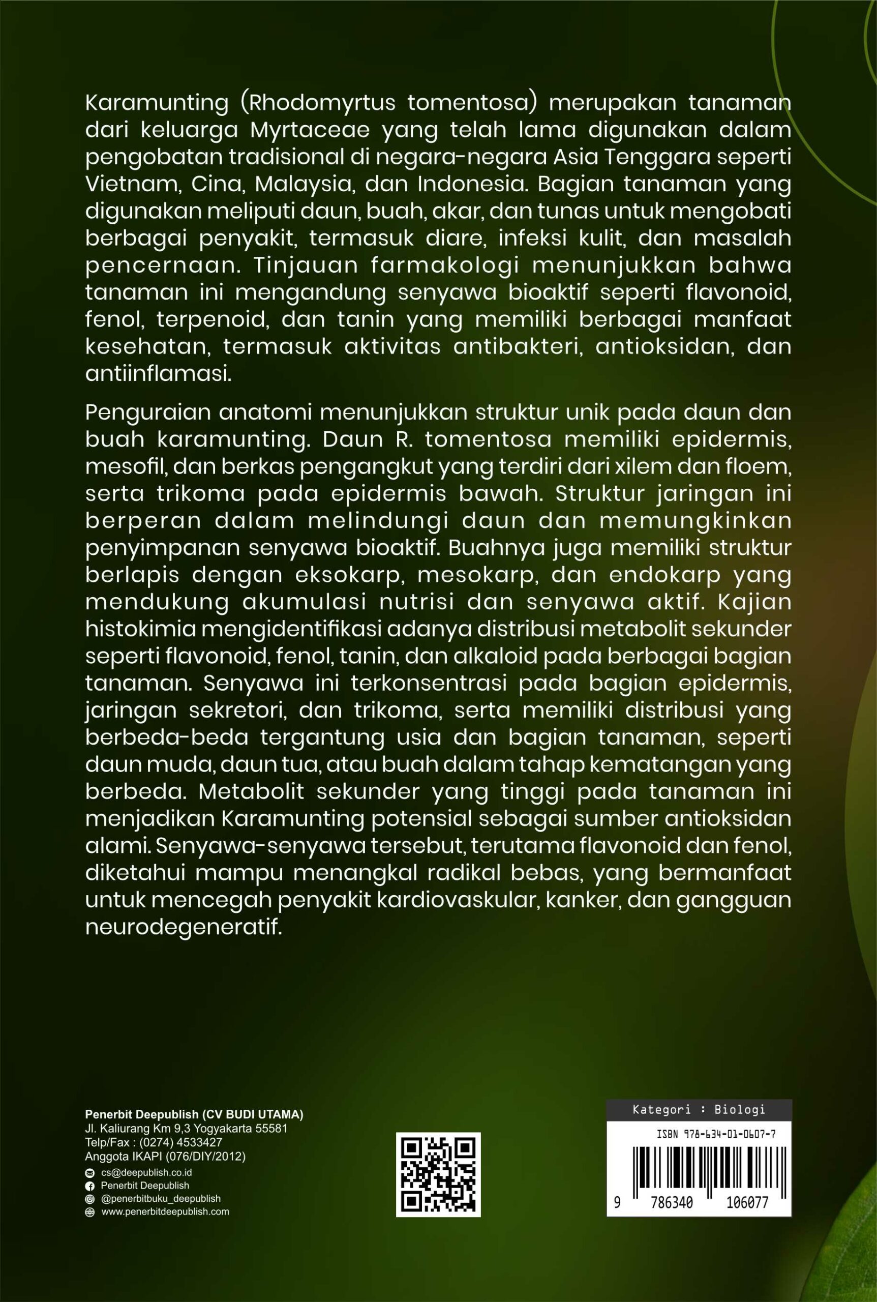 Buku Anatomi Dan Fitokimia Karamunting (Rhodomyrtus tomentosa (Aiton) Hassk.) - Gambar 4