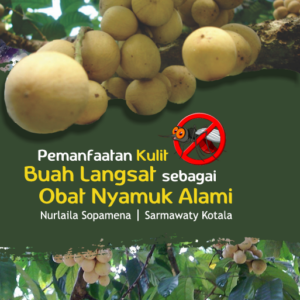 Buku Pemanfaatan Kulit Buah Langsat Sebagai Obat Nyamuk Alami