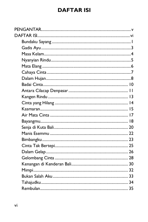 Buku Syair Rindu Si Pengetuk Hati - Gambar 2