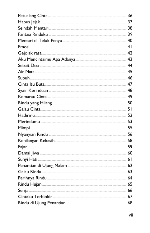 Buku Syair Rindu Si Pengetuk Hati - Gambar 3
