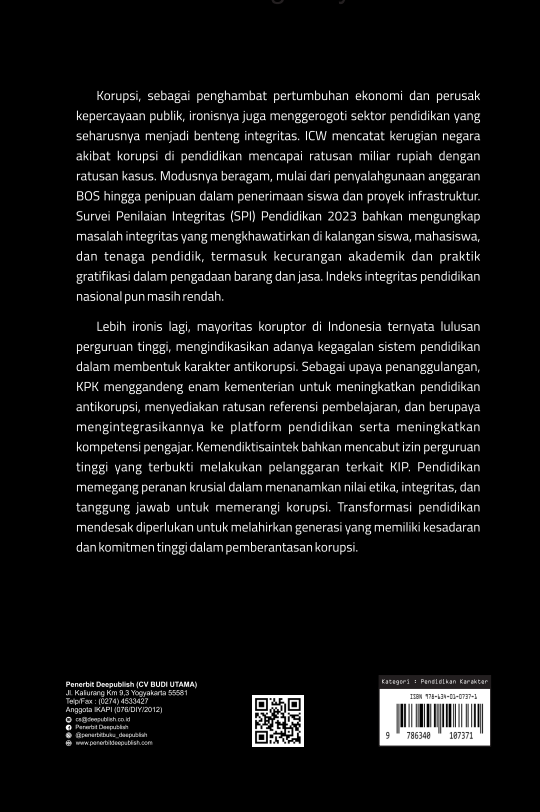 Buku Transformasi Pendidikan untuk Memerangi Korupsi: Integrasi Filsafat Pendidikan dan Pedagogi Masa Depan - Gambar 3