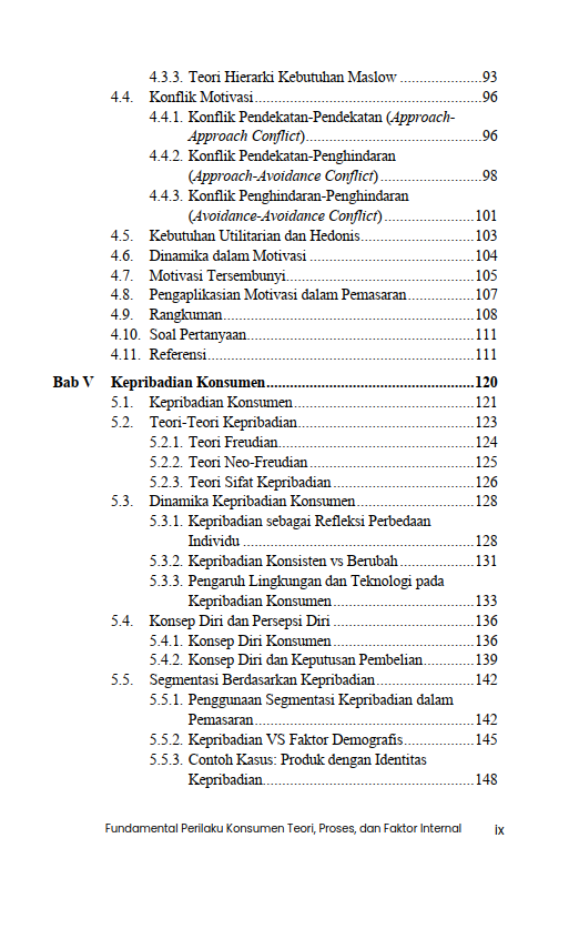 Buku Fundamental Perilaku Konsumen Teori, Proses, dan Faktor Internal - Gambar 4