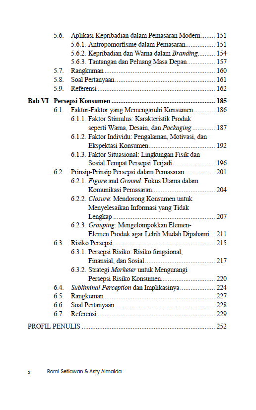 Buku Fundamental Perilaku Konsumen Teori, Proses, dan Faktor Internal - Gambar 5