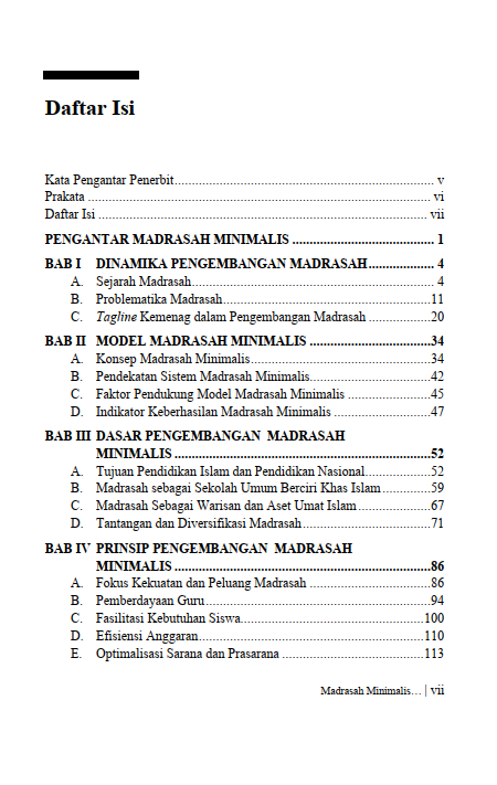 Buku Madrasah Minimalis Strategi Baru Mengembangkan Sekolah Unggul Berbasis Islam - Gambar 2