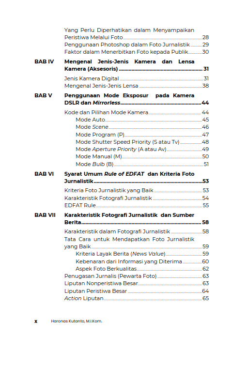 Buku Mengenal Fotografi Jurnalistik - Gambar 3