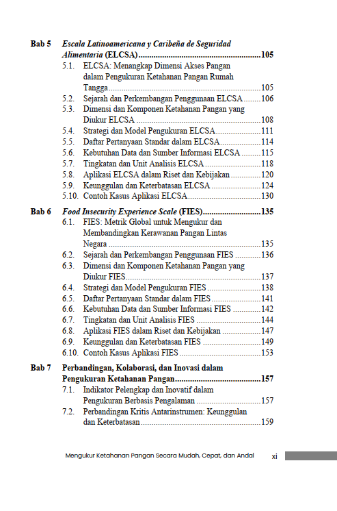 Buku Mengukur Ketahanan Pangan Secara Mudah, Cepat, dan Andal: Panduan Praktis Metode Berbasis Pengalaman - Gambar 4