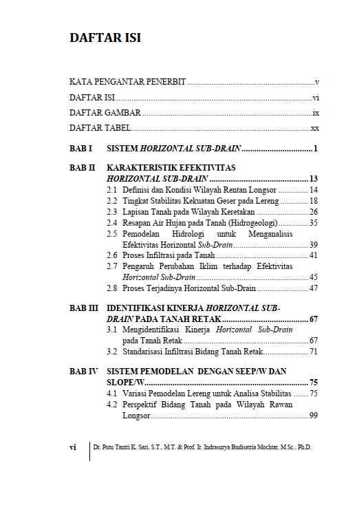 Buku Efektivitas Horizontal Sub-Drain dalam Mitigasi Longsor pada Lereng - Gambar 2