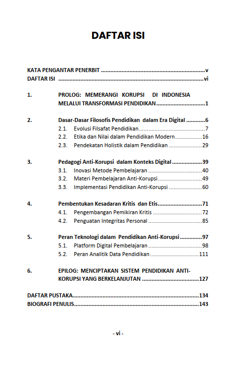 Buku Transformasi Pendidikan untuk Memerangi Korupsi: Integrasi Filsafat Pendidikan dan Pedagogi Masa Depan - Gambar 2