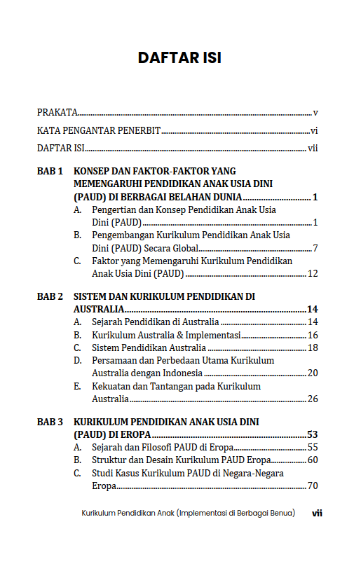 Buku Kurikulum Pendidikan Anak (Implementasi di Berbagai Benua) - Gambar 2