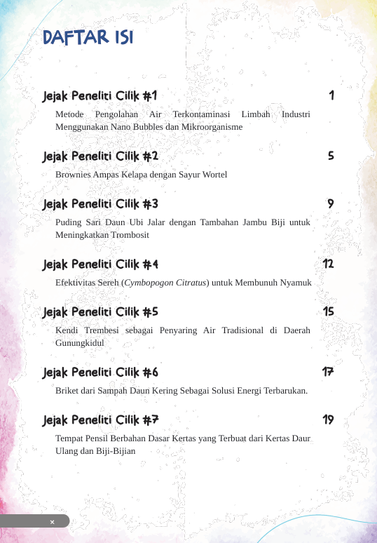 Buku Jejak-Jejak Kecil Peneliti Cilik Kumpulan Karya Peneliti Cilik SD Muhammadiyah Al Mujahidin Wonosari - Gambar 3