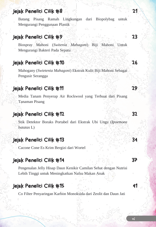 Buku Jejak-Jejak Kecil Peneliti Cilik Kumpulan Karya Peneliti Cilik SD Muhammadiyah Al Mujahidin Wonosari - Gambar 4