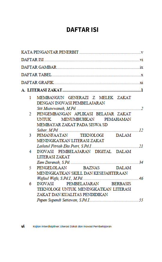 Buku Kajian Interdisipliner: Literasi Zakat dan Inovasi Pembelajaran - Gambar 4