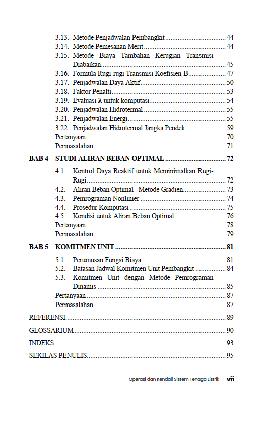 Buku Operasi dan Kendali Sistem Tenaga Listrik - Gambar 3