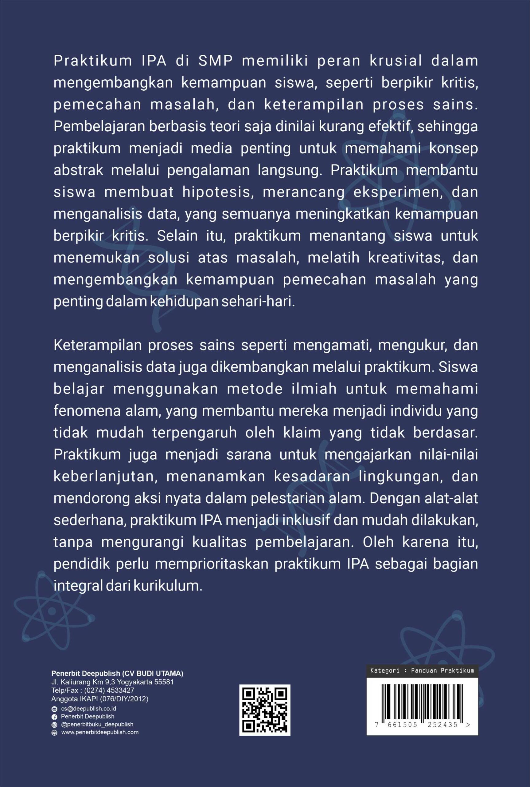 Buku Panduan Praktikum Ilmu Pengetahuan Alam Untuk Mahasiswa Pendidikan IPA, Guru, Dan Siswa SMP/MTs - Gambar 2