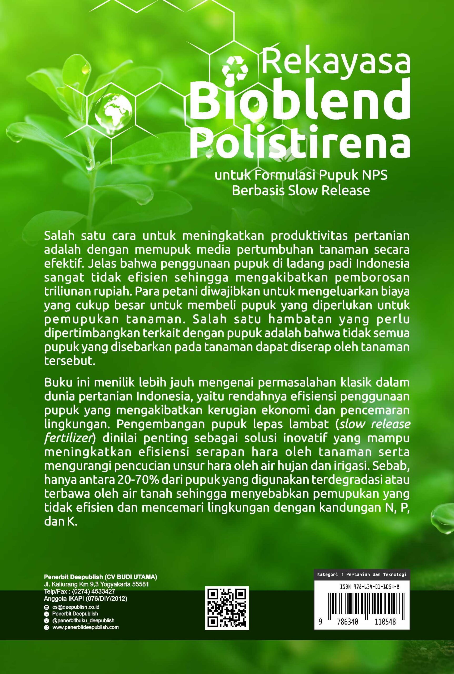 Buku Rekayasa Bioblend Polistirena untuk Formulasi Pupuk NPS Berbasis Slow Release - Gambar 4