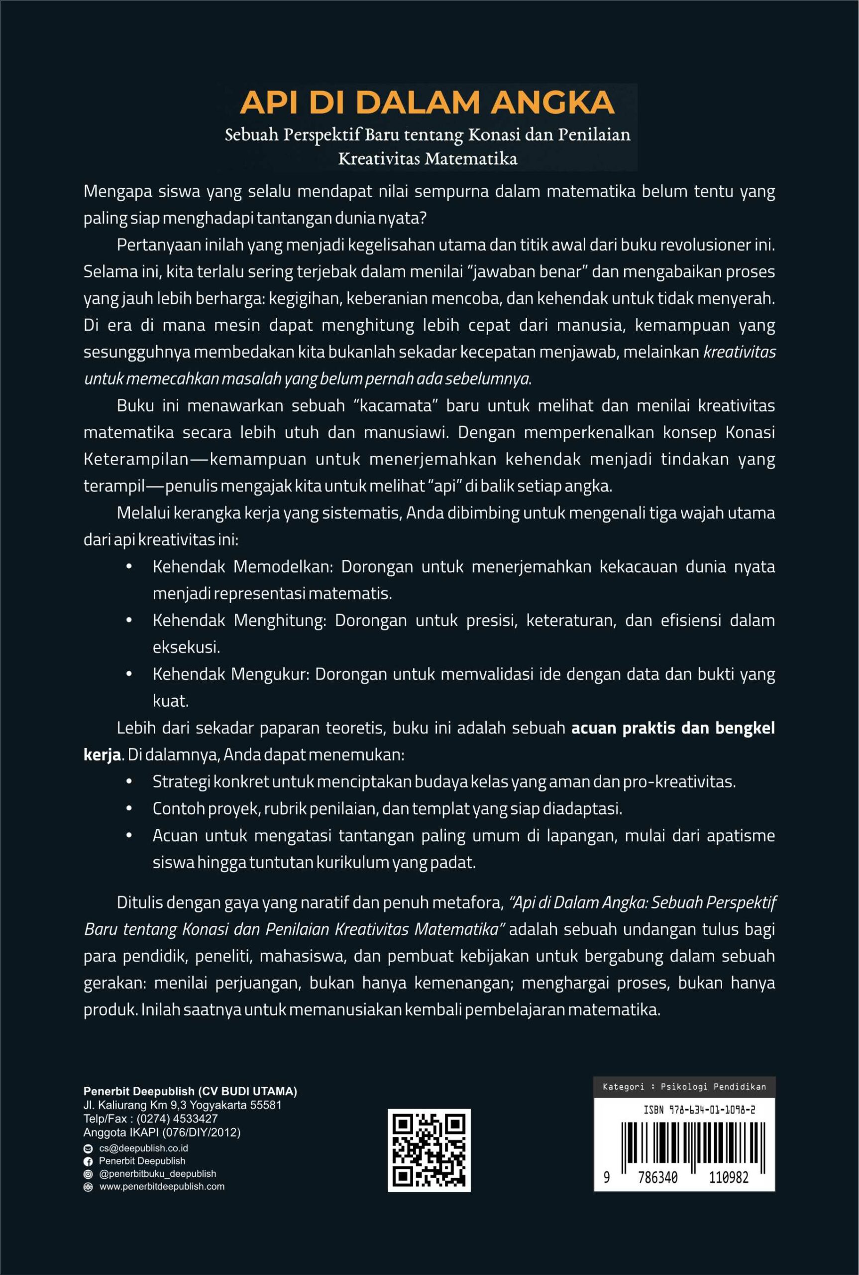 Buku Api di Dalam Angka Sebuah Perspektif Baru tentang Konasi dan Penilaian Kreativitas Matematika Seri Pembelajaran Mendalam - Gambar 5